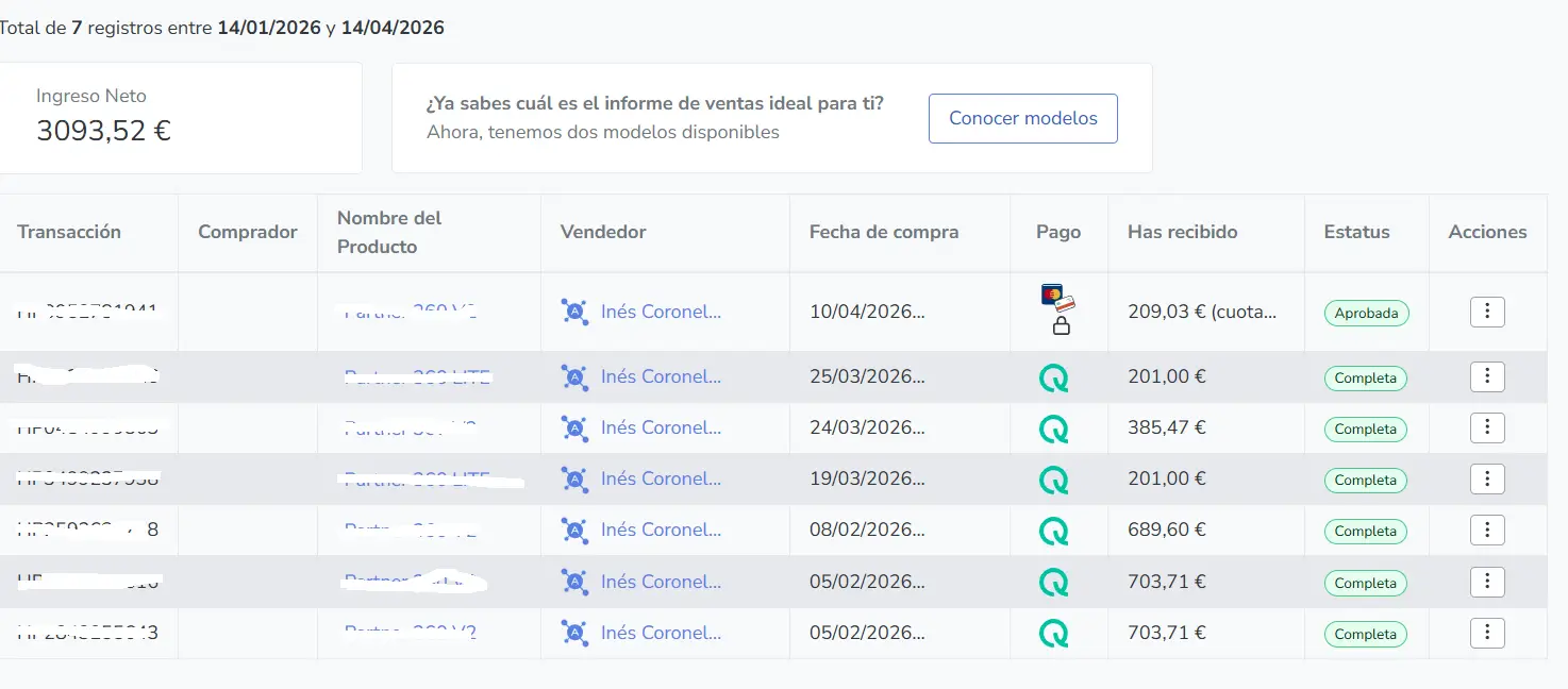 Partner 360 - Resultados reales