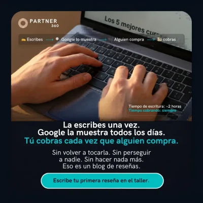 modelo de afiliación con blog de reseñas y comisiones en Google